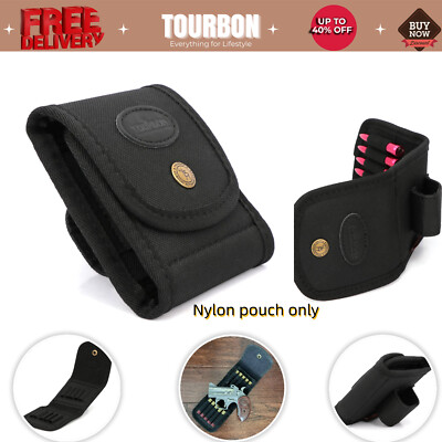 Tourbon Rifle Bullets Holder Ammo Wallet Pouch 10 Round 410GA Shotshell Snap USA