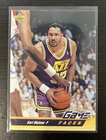 1992 Upper Deck Basketball Game Faces Karl Malone #489 PSA 9
