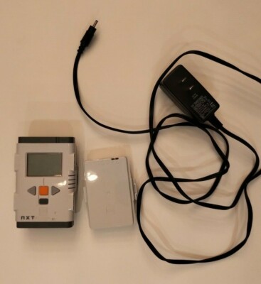 LEGO nxt brick (53788) test & working with battery (9693-1) and charger (8887)