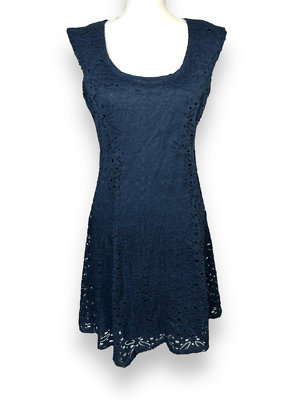 Ronni Nicole Lace Overlay Cap Sleeve A-Line dress 10 | eBay
