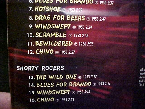 THE WILD ONE CD 1950'S Jazz Themes From ... Marlon Brando SOUNDTRACK NOS Sealed - Foto 4 di 4