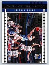 Stephen Curry Golden State Warriors 2021-22 Hoops #20 Lights Camera Action 25421