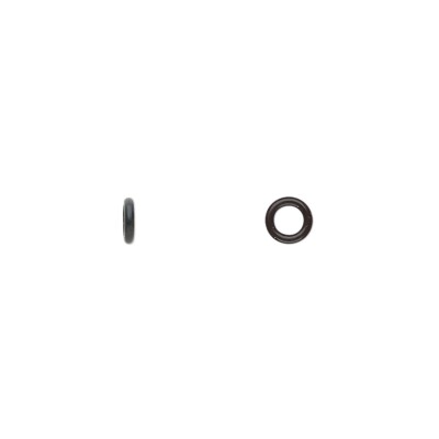 Component, Oh! Ring, 300 Black Silicone 7mm Spacer Link with 3mm ID