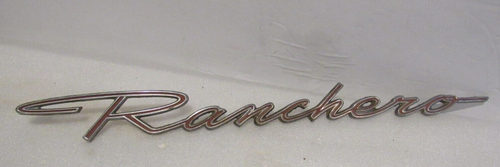Vintage FORD Ranchero Side Panel Red Emblem Original Metal Badge USA ...