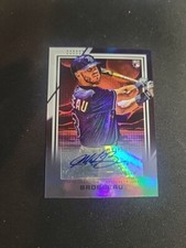 2020 Topps Fire - Michael Brosseau #FA-MBR Tampa Bay Rays - ROOKE AUTO