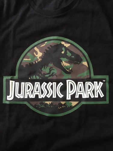 BNWT Official JURASSIC PARK Mens Black 