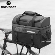 ROCKBROS Bike Trunk Cooler Rack Rear Seat Carrier Bag Insulated Bike Panniers11L