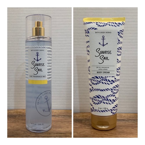 Bath and Body Works SUNRISE SAIL Fine Fragrance Mist and Body Cream