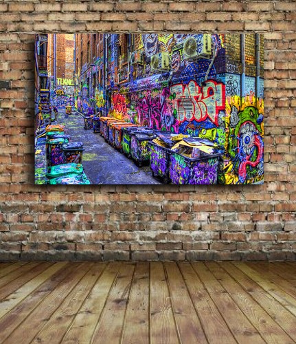 Five Pointz NYC Graffiti Street Art 42 x 24 (canvas or gloss) -Banksy, Brainwash - Picture 4 of 4