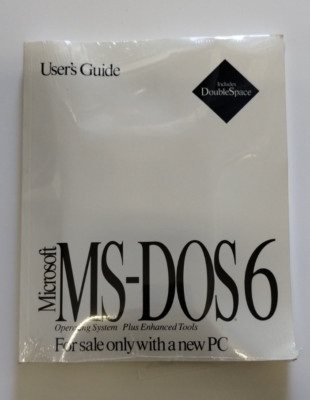 Microsoft MS-DOS 6 with COA, 3.5'' disk (New/Unopened)