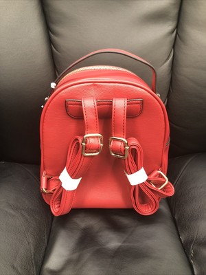 La Terre Vegan Leather Red Backpack New With Tags | eBay display picture 2