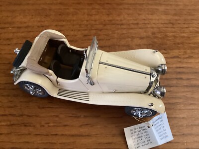 Jaguar SS100 1938 Miniature Franklin Mint Collection Du Médailler, échelle 1:24