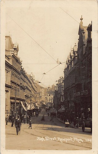 Wales - NEWPORT - High Street - ECHTFOTO - Bild 1 von 2