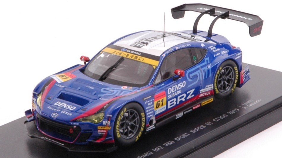 EBBRO EB45743 SUBARU BRZ R&D SPORT N.61 SUPER GT300 2019 T.IGUCHI-H.YAMAUCHI 1:4