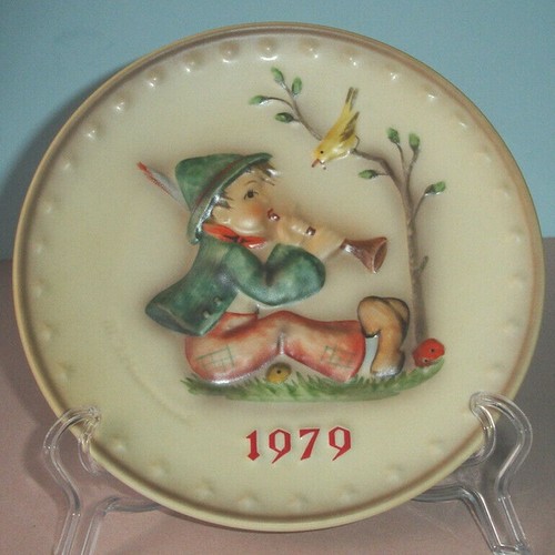 Goebel Hummel 9º Plato Anual 1979 Lección de Canto #272 Archivo Tarrytown - Imagen 3 de 3