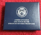 2019 s enhanced reverse proof silver American eagle (19XE) COA 14943
