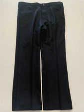 VTG Wrangler 40 x 30 USA MADE Black Wrancher Bootcut Dress Jeans 82BK