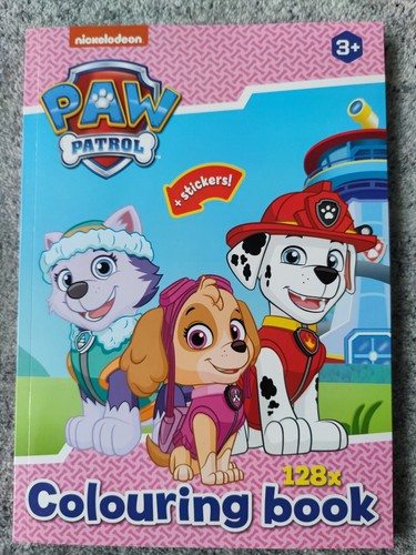 Malbuch Paw Patrol 128 Ausmal Motive A4 +20 Sticker für Kinder ab 3 Jahren NEU - Bild 3 von 8
