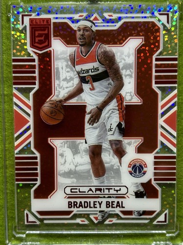 Bradley Beal WHITE SPARKLE PRIZM Clear CARD SSP 2023 Elite CLARITY ASIA RED Suns - Picture 3 of 24