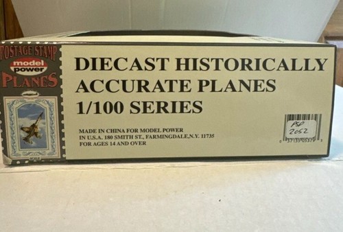 Neu versiegelt Modell Power Grumman E-2 Hawkeye Flugzeug Druckguss Briefmarke - Bild 4 von 6