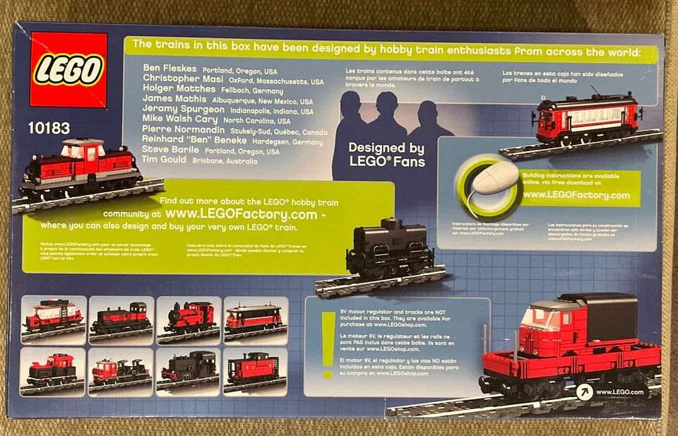 LEGO Factory: хобби поезд набор #10183 9v локомотив в оригинальной запечатанной коробке - новый - Изображение 2 из 4