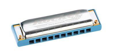 HOHNER Rocket Harmonica, Key of Low C, Silver (M2016BXLC)