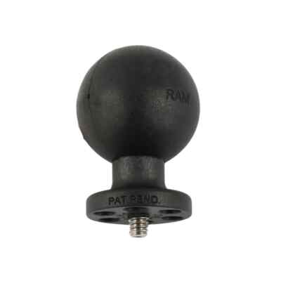 RAM Mount 0.25-20'' Thread Camera Mount Hard Plastic Plate 1.5'' C-Ball RAP-366U