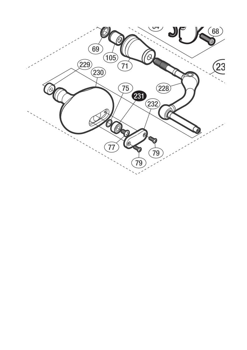 Shimano Stradic C5000XG Handle Knob Ball Bearing Kit 16 Stradic