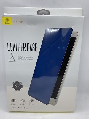 BASEUS leather Case iPad 9.7 Blue Jane Y-type Brand New Multi Angle