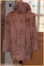 Manteau En Fourrure De Vison Véritable - Marque Roger Gerko, Marron, Taille 44, Occasion Très Bon état