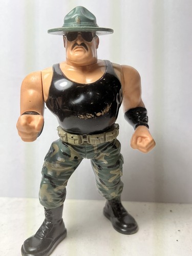 WWF Hasbro Sgt Slaughter Wrestling Action Figure S...