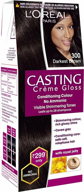 L Oreal Paris Casting Creme Gloss Hair Color Shade Loreal Darkest