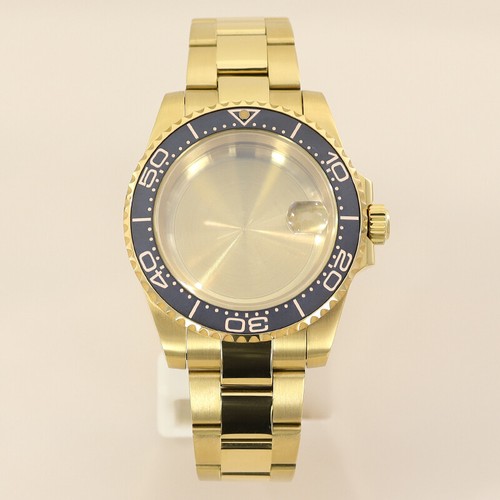 Caja de reloj de acero de 40 mm correa de ostra zafiro para movimiento Seiko nh35 nh36 2824 - Imagen 12 de 17