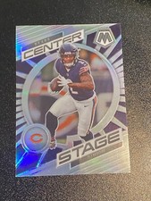 DJ Moore 2023 Panini Mosaic Center Stage Silver Prizm #CS-DJM Chicago Bears