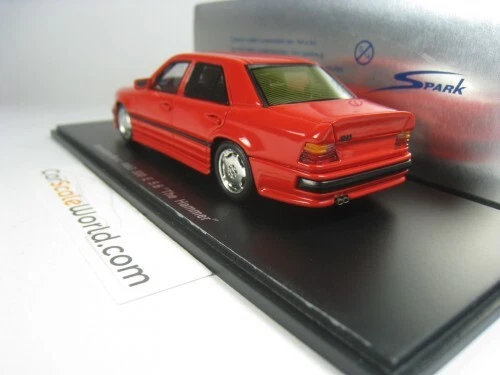 MERCEDES BENZ 300E 5.6 AMG THE HAMMER 1/43 SPARK (RED) - Imagen 3 de 4