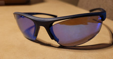 Rawlings Youth Sport Sunglasses    Black Frame With Blue Mirrored Lenses