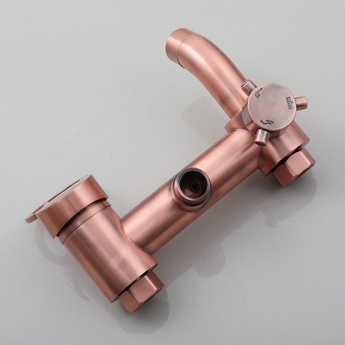 Sistema de ducha de cobre antiguo CN 8" grifo de ducha ducha de lluvia juego de ducha con ducha de mano - Imagen 5 de 12