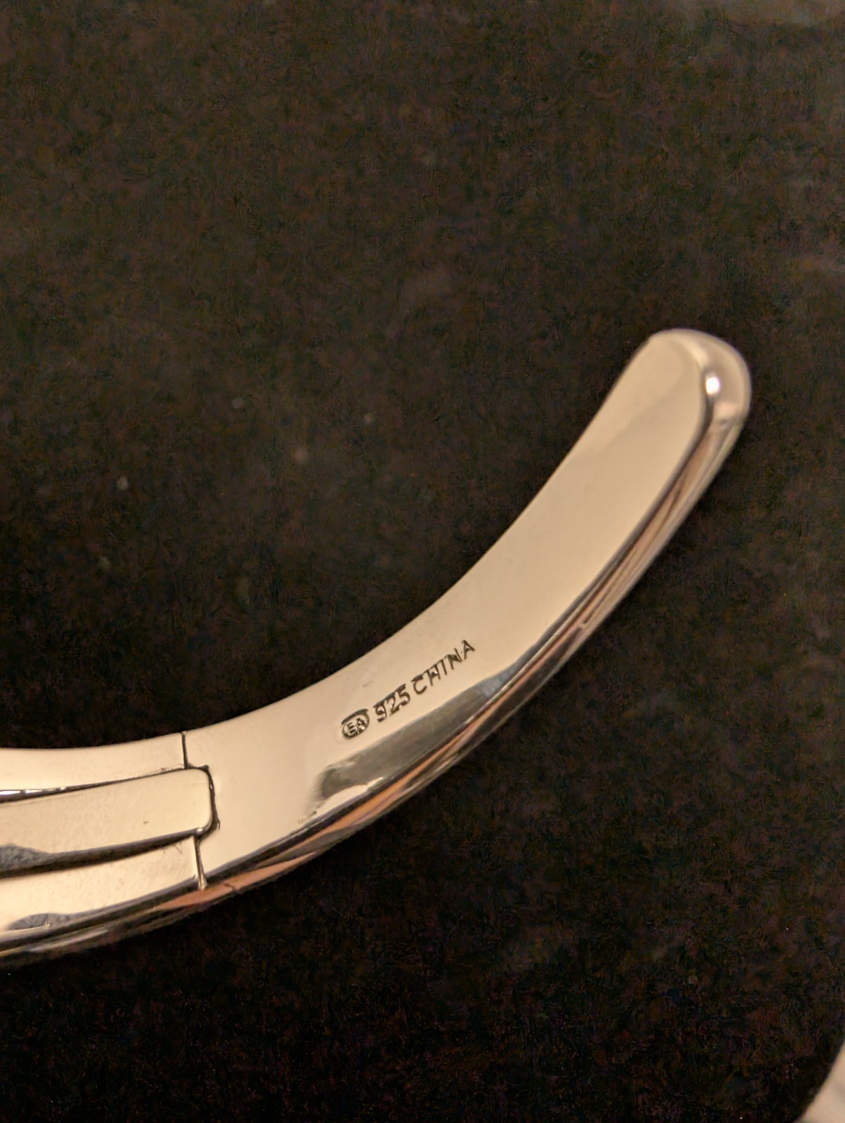 Solid 925 Sterling Silver  Pave Diamond Twisted B… - image 2