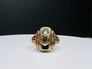 10k Gold Class Ring HJ10k 1945年 HERFF JONES ビンテージ 10K 