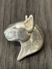Vintage Sterling Silver Bull Terrier Ring Siz...