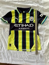 PUMA Manchester City 24/25 Away Jersey Yellow Youth Large