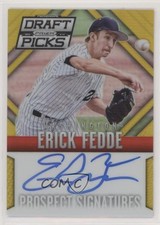 2014 Panini Prizm Perennial Draft Picks Gold 2/10 Erick Fedde #18 Auto 4u2