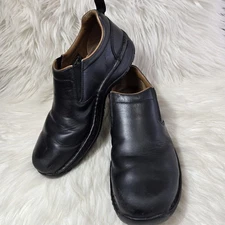 Red Wing 8700 Mens Size 10 E2 Leather Slip Resistant Black Slip On Shoes 