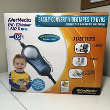 AVerMedia DVD EZMaker USB 2.0 Video Capture Device RCA S-Video NEW In Box