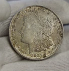 1921 US Morgan Silver Dollar $1 Nice AU+