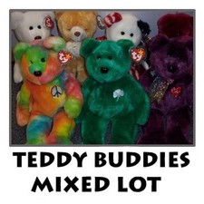 TY Beanie Buddies - Mixed Lot of 50 TEDDY BEARS  12 to 15 inches - MWMTs