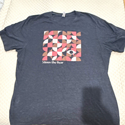 Minus the Bear Farewell Tour 2018 Graphic Tee Crew Neck 2XL Gray