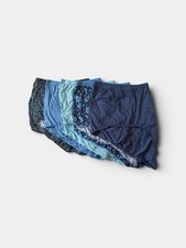 Comfort Choice Panties size 14 Cotton Briefs 5-Pack Tag-Free Floral Solids 926 