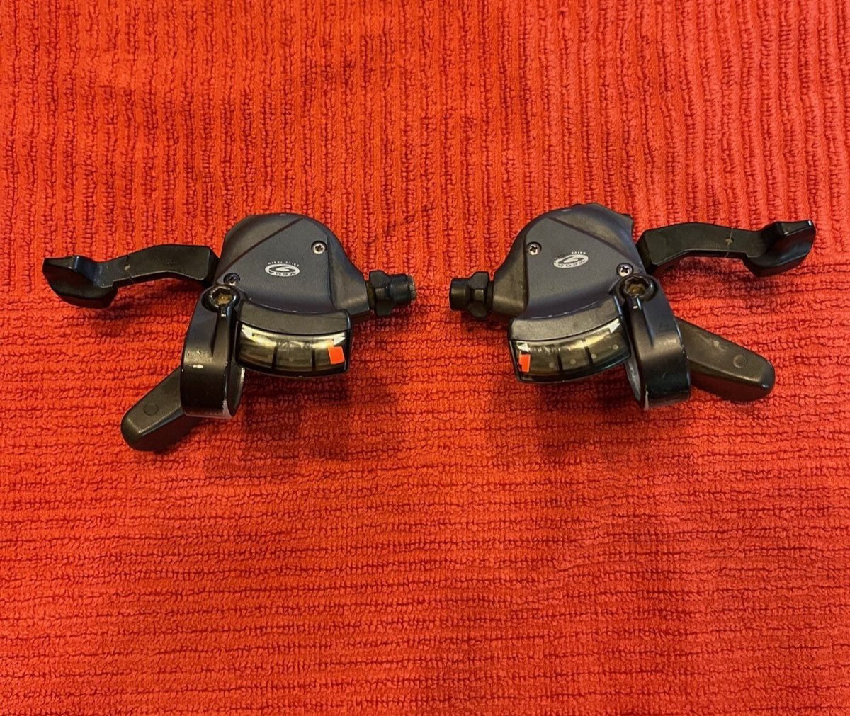 Vintage Shimano XTR 3x9 Speed SL-M952 Shifter Set, Shifters Mega 9