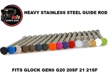 For GLOCK 20 20SF 21 21SF Gen5 Stainless Steel Guide Rod Custom Coated Screw Tip